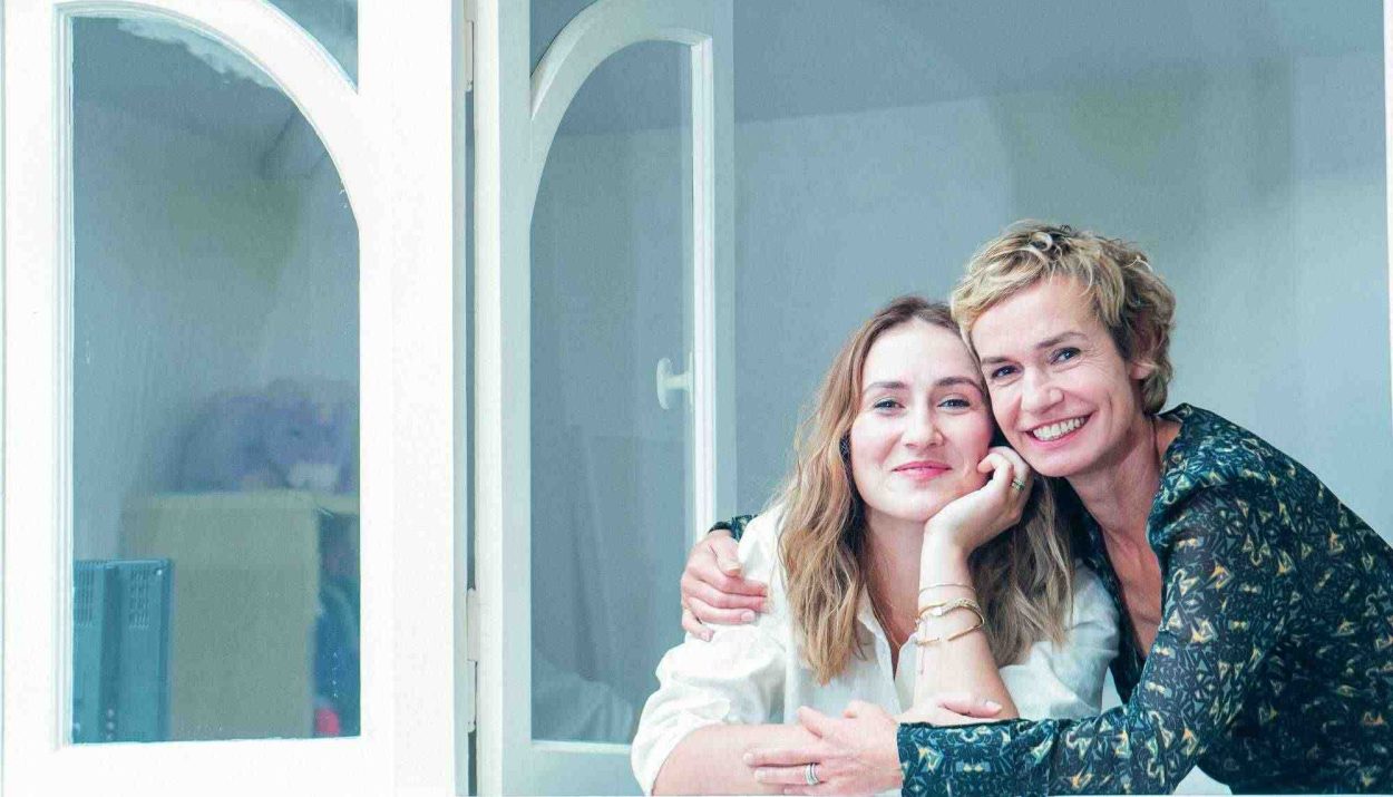 Sandrine Bonnaire et ses enfants