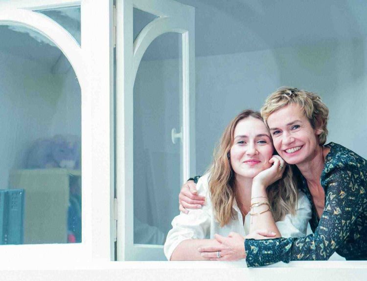 Sandrine Bonnaire et ses enfants